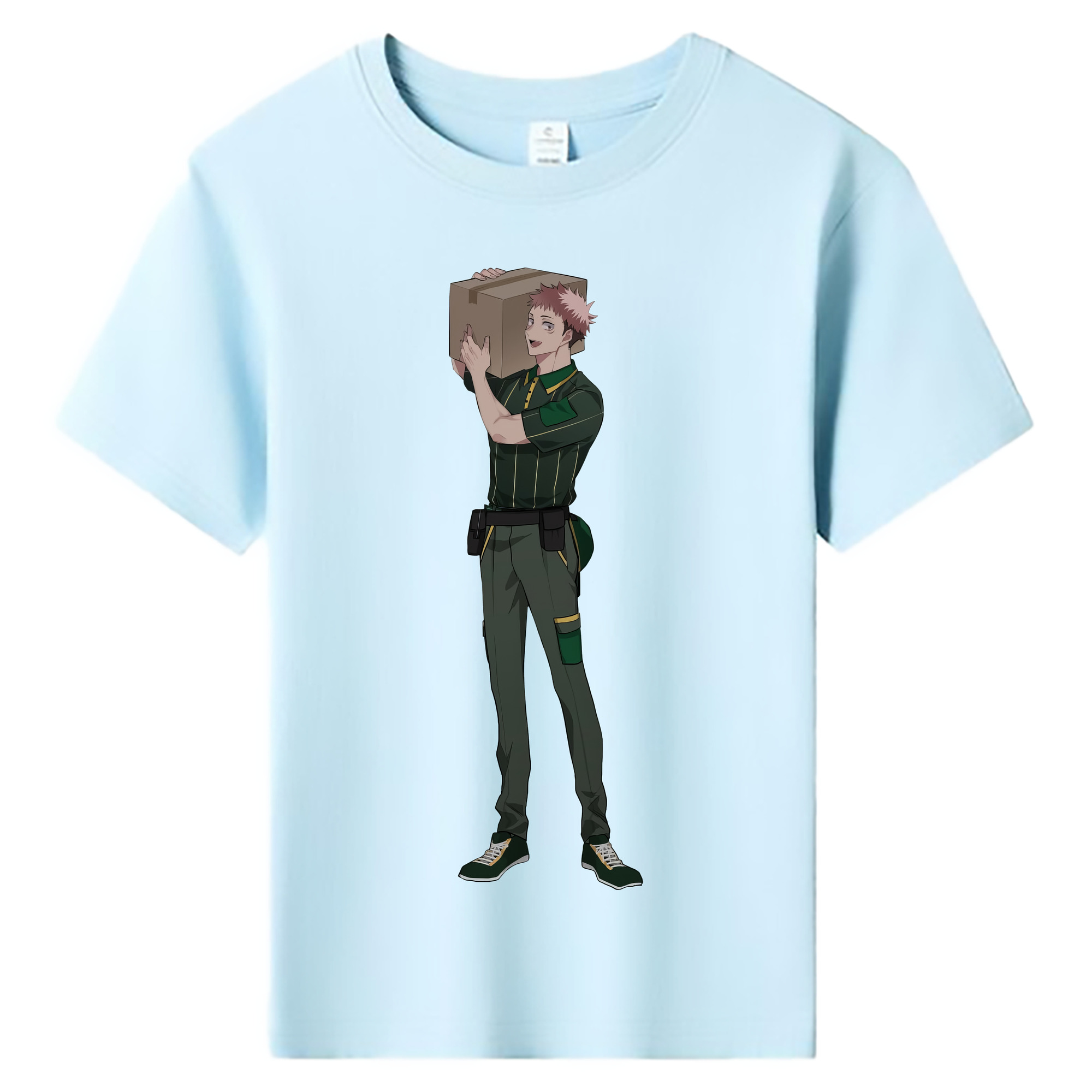 （画像用） 呪術廻戦 Jujutsu Kaisen 綿100％キッズTシャツ（フロントプリント）